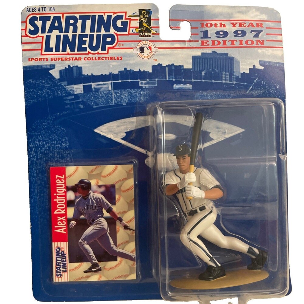 1997 Starting Lineup Alex Rodriguez MLB Seattle Mariners Action Figure Kenner